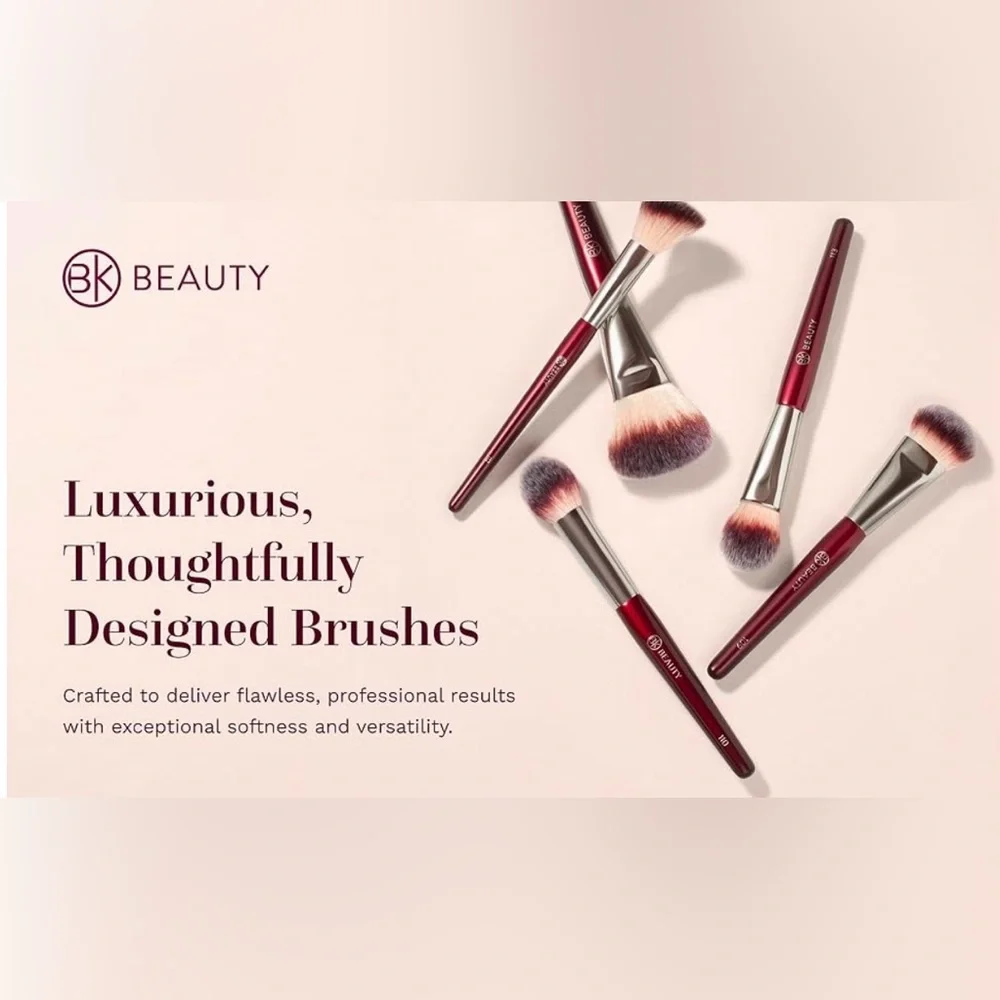 BK Beauty Core Complexion Trio Makeup Brushes Set (3PC) BNIB 🔖 114, 115, 116